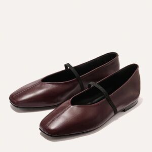 Margaux Phoebe Burgundy Flats